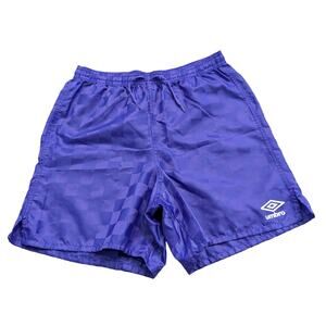 Y2K Umbro Purple Youth Soccer Shorts